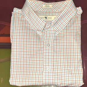 Mens Onward Reserve short sleeve button down sport shirt.